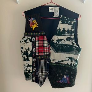 Christmas Disney Vest! Vintage!!